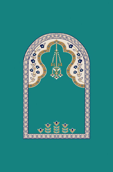 Akrilik Cami Halısı Desenleri Üretim Montaj