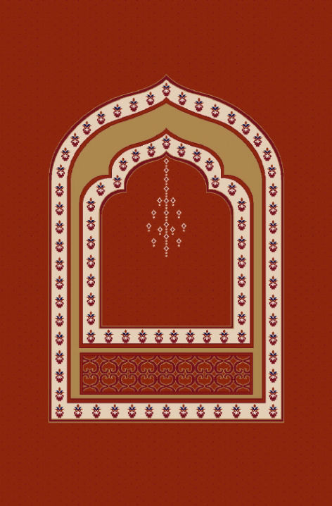 Akrilik Cami Halısı Desenleri Üretim Montaj