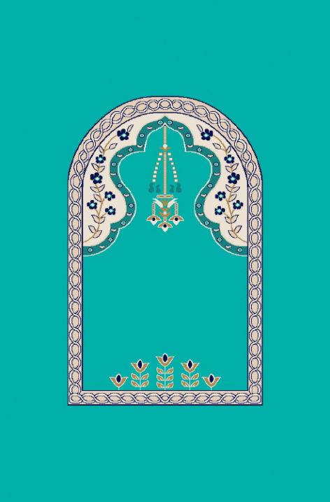 Akrilik Cami Halısı Desenleri Üretim Montaj